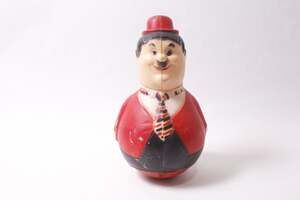 Vintage 1950s Laurel And Hardy Oliver Hardy Roly-poly Toy FLAWED ~260302-WH 1011